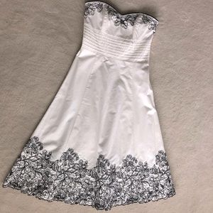 White House Black Market Strapless Dress